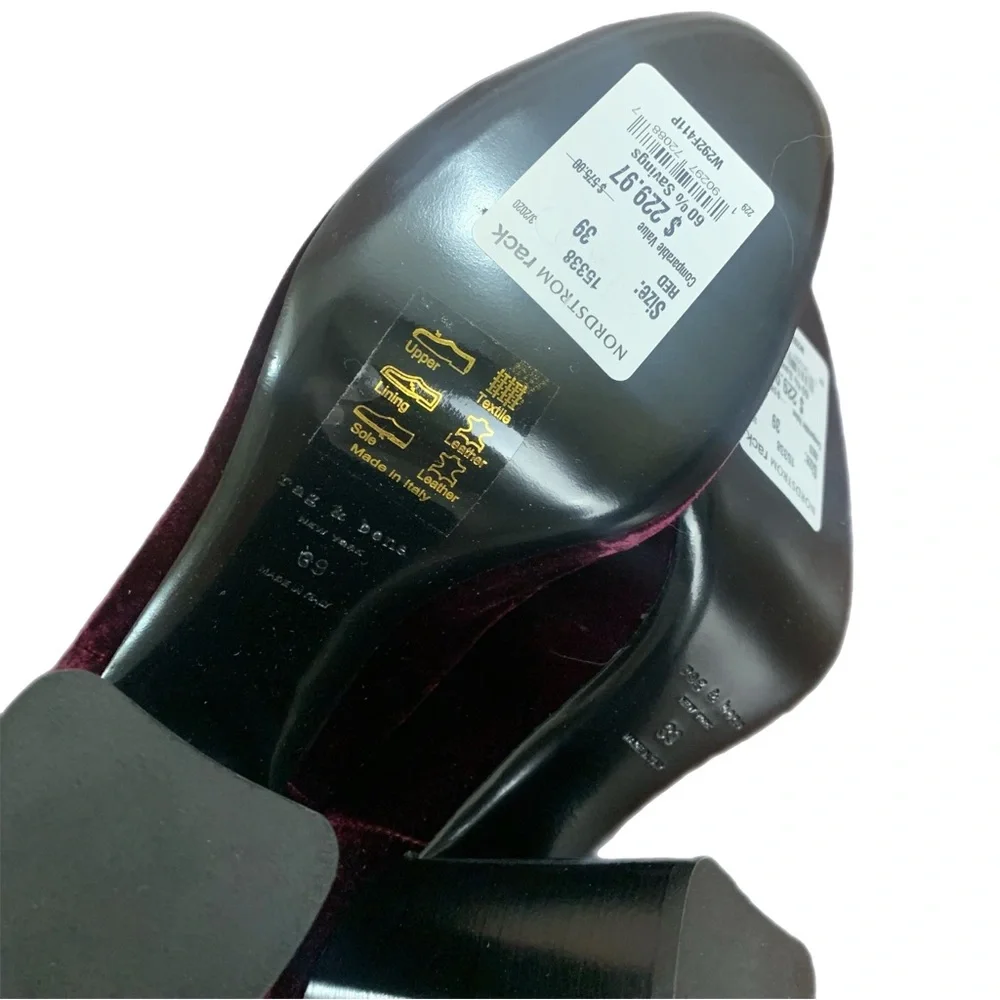 NEW Rag & Bone AGNES BOOT Suede in Black Cherry - Picture 9 of 10